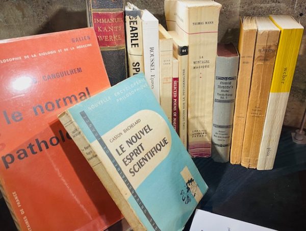 Examples of Foucault book collection at his home College de France 2026